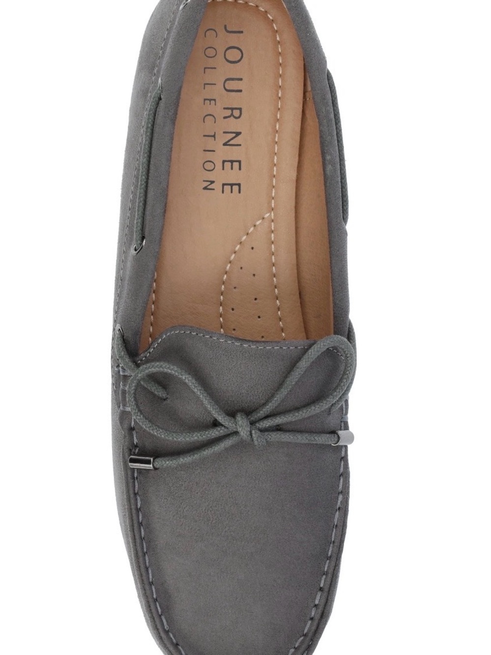 Journee Collection Mocacin with laces - Picture 8 of 8